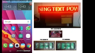 Cara Setting Running text tf-s6uw0 dari powerled dengan hp android (how to setting tf-s6uw0)