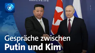 Russlands Präsident Putin empfängt Nordkoreas Machthaber Kim