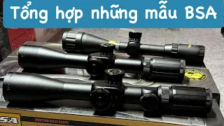 TỔNG HỢP NHỮNG MẪU KÍNH NGẮM BSA CÓ ĐÈN HỒNG TÂM.