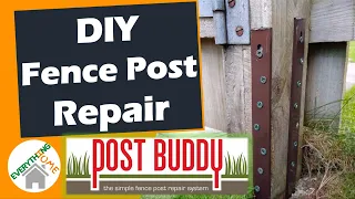 How To Fix A Broken Fence Post - Post Buddy - Easy DIY | Under 30 Minutes | Cheap | Any Post