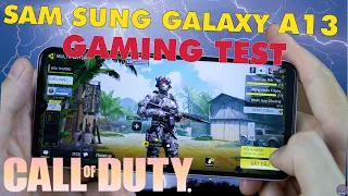SAMSUNG GALAXY A13 Exynos 850  CALL OF DUTY Mobile Test| Gaming Test| Battery Drain Test