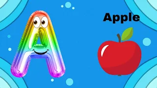 Phonics Song with TWO Words - A For Apple - ABC Alphabet Songs with Sounds for Children