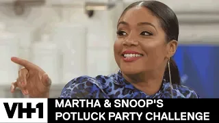 Tiffany Haddish Has an Odd Way of "Getting the Worms Out" | Martha & Snoop's Potluck Party Challenge