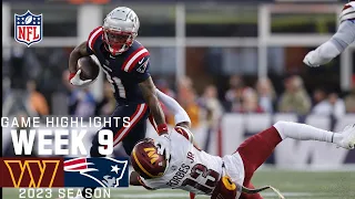 Washington Commanders vs. New England Patriots | 2023 Week 9 Game Highlights