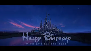 HAPPY BIRTHDAY | DISNEY TOMORROWLAND INTRO VERSION | FREE TO USE !!!