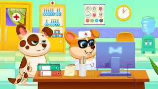 Duddu - My Virtual Pet Dog | Day in Hospital | All Doctor games UNLOCKED | GAMEPLAY