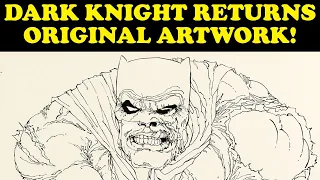 BATMAN: DARK KNIGHT RETURNS Original Artwork Up Close and Under The Microscope! DC Gallery Edition!