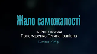 Пономаренко Т.I. "Жало саможалості" 23-04-23