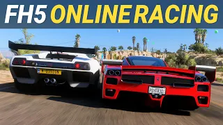 Forza Horizon 5 Multiplayer - 2005 Ferrari FXX - FH5 Online Racing in S1 Class with Tune