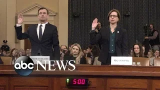 David Hale and Laura Cooper give opening statements in impeachment hearing | ABC News