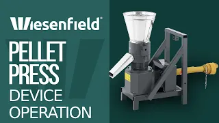 Pellet Press Wiesenfield WIE-PM-3000 | Device operation