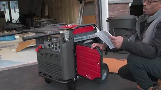 Unboxing and Setup of the Honda 7000si Generator with iMonitor LCD