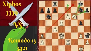 25 Moves are Enough to DESTROY 3300+ !!  || Komodo vs Xiphos