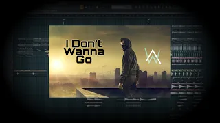 Alan Walker - I Don't Wanna Go (Fl Studio Tutorial)