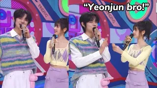 Yeonjun x Danielle (ft. the rest of TXT)