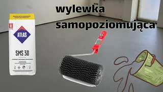 Jak wyrównać posadzkę wylewką samopoziomującą. (sms30Atlas) [s2o1]