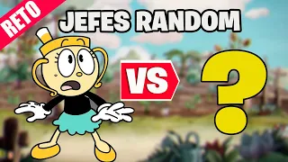 Cuphead pero NO SÉ QUE JEFE VIENE - Todos los Jefes Con Ms. Chalice