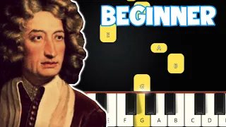 Canon In D - Johann Pachelbel | Beginner Piano Tutorial | Easy Piano