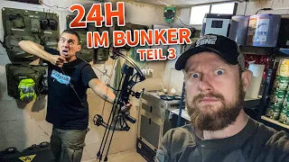 24h im PREPPER BUNKER Challenge - LIVE mit Survival Mattin - Teil 3 | Fritz Meinecke