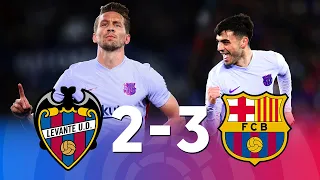 Levante vs Barcelona [2-3], La Liga 2022 - MATCH REVIEW