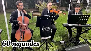 60 segundos | Gusttavo Lima | Instrumental | Uníssono músicos de  casamento | Entrada noivo Gabriel