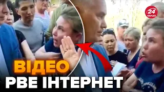 😂Росіянка НАКИНУЛАСЬ на мера затопленого ОРСЬКА. Тільки ГЛЯНЬТЕ на ці кадри!