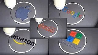 Best Global Brands Ranking Pancake Art - Apple, Google, Amazon, Microsoft, Coca Cola