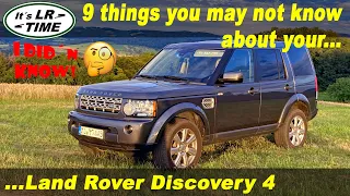 9 things I did not know before I bought my Land Rover Discovery 4 / LR4