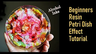 Beginners Resin TUTORIAL Petri Dish Technique | Super Easy  | Epoxy Art