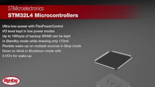 STMicroelectronics STM32L4 Ultra-Low-Power Microcontrollers | Digi-Key Daily