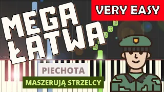 🎹 Piechota (pieśń patriotyczna) - Piano Tutorial (MEGA ŁATWA wersja) 🎵 NUTY W OPISIE 🎼