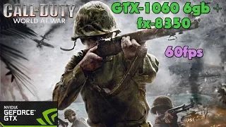 Call of Duty: World at W@r - GTX-1060 6gb + fx-8350 - Ultra Settings - 60fps
