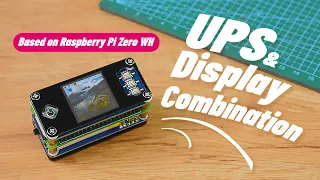 Waveshare Raspberry Pi Zero WH Package F, with UPS Module, 1.3inch LCD, Acrylic Protection Panels