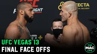 UFC Vegas 13: Thiago Santos vs. Glover Teixeira Final Face Offs