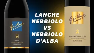Gigi Rosso Wines | Langhe Nebbiolo vs Nebbiolo d'Alba | English