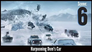 The Fate of the Furious (2017) - Harpooning Dom's Car - Scene (6/10)