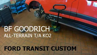 Ford Transit Custom BF Goodrich All Terrain T/A KO2 Reifen mit MAK 5 Stone OFFROAD auf CAMPER VAN