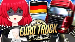 No Speed Limit in Germany?! | EURO TRUCK SIMULATOR 2 w/ Steering Wheel 🔴 LIVE Vtuber Driving