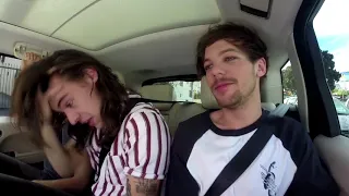 one direction carpool karaoke but it's just harry messing with his hair
