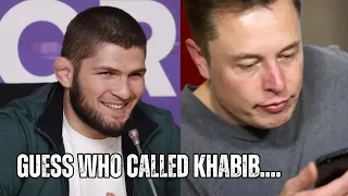 Guess Who Called Khabib.... #elonvsmark