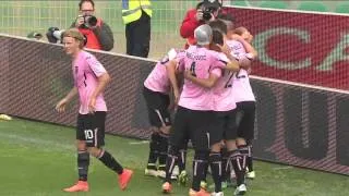 Il gol di Krsticic - Palermo-Sampdoria  2-0 - Giornata 36 - Serie A TIM 2015/16