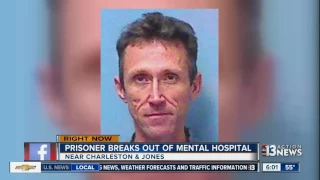 Prisoner breaks out of mental hospital