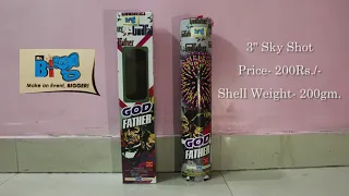 God Father - Indian National Fireworks (Mr. Big) । 3" । Crackers Video | Sky Shot