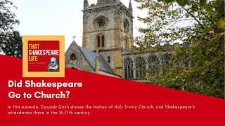 Did Shakespeare go to Church?