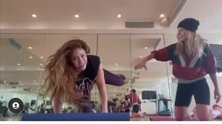 Shakira - Training day after son's Birthday with Anna Kaiser 🤣🥰