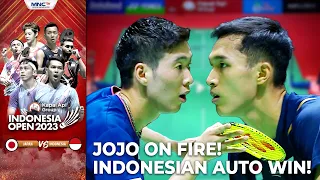 JPN Vs INA - Tunggal Putra - KANTA TSUNEYAMA (0) Vs (2) JONATAN CHRISTIE | INDONESIA OPEN 2023