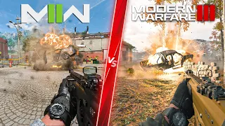 Modern Warfare 3 vs Modern Warfare 2 - Direct Comparison! Attention to Detail & Graphics! ULTRA 4K