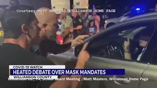 Heated debate over mask mandates in Williamson County