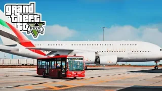 GTA 5 — BUS SIMULATOR mit CITARO zum AIRBUS A380 — GTA 5 Mods Deutsch