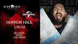 Horror Haul and Unboxing: 1/16/22 | Universal, Blumhouse, and more!